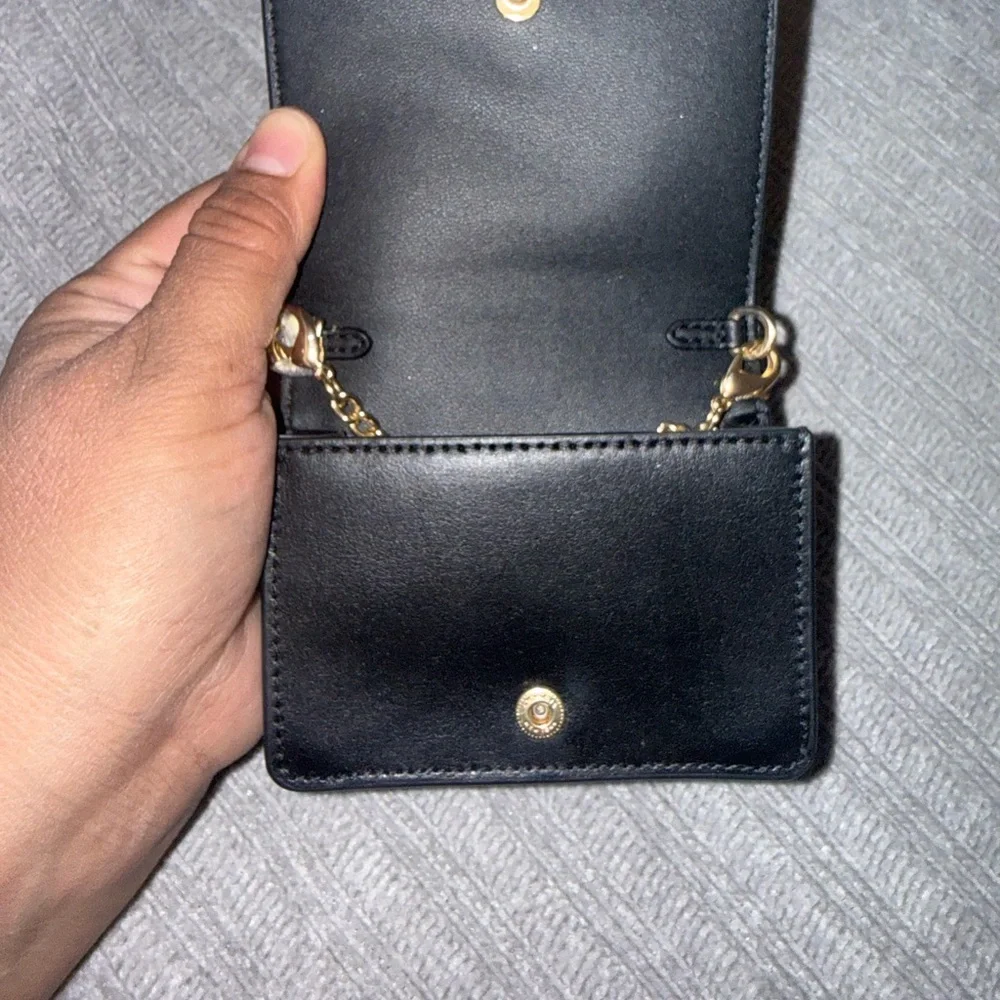 Coach Brown Wallet On Chain - LNWOT - Picture 5 of 7